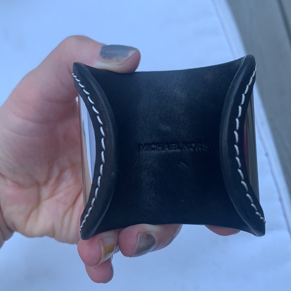 Michael Kors leather and silver cuff - Picture 3 of 5